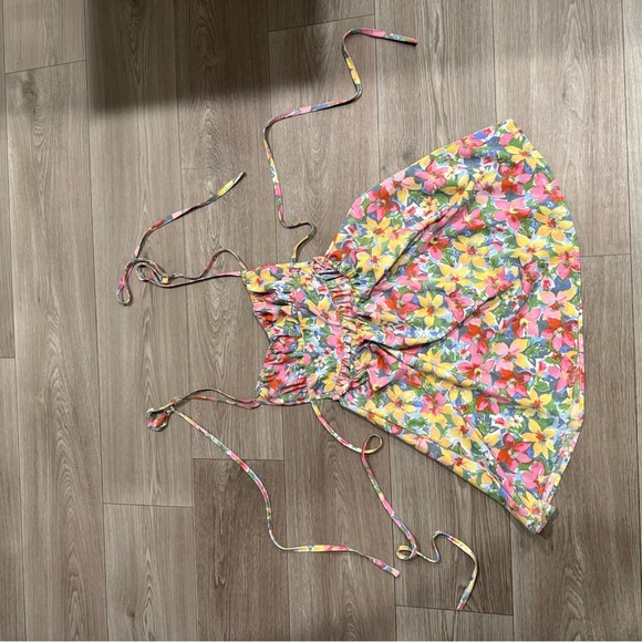SHEIN Multicolor Floral Mini Dress. Petite Small. Worn once. - Picture 5 of 7